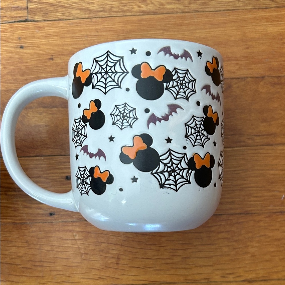 Disney Minnie Mouse Halloween Mug - White and Black
